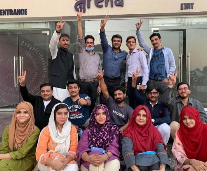 Team FY enjoy Hi-Tea at Rangoli Arena, Karachi 2021